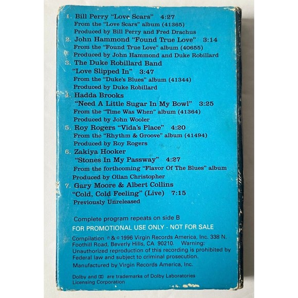 Pointblank Blues Roots Soul  1996 Promo Cassette Tape 4PRO-1150 Tested and Works - Picture 2 of 10
